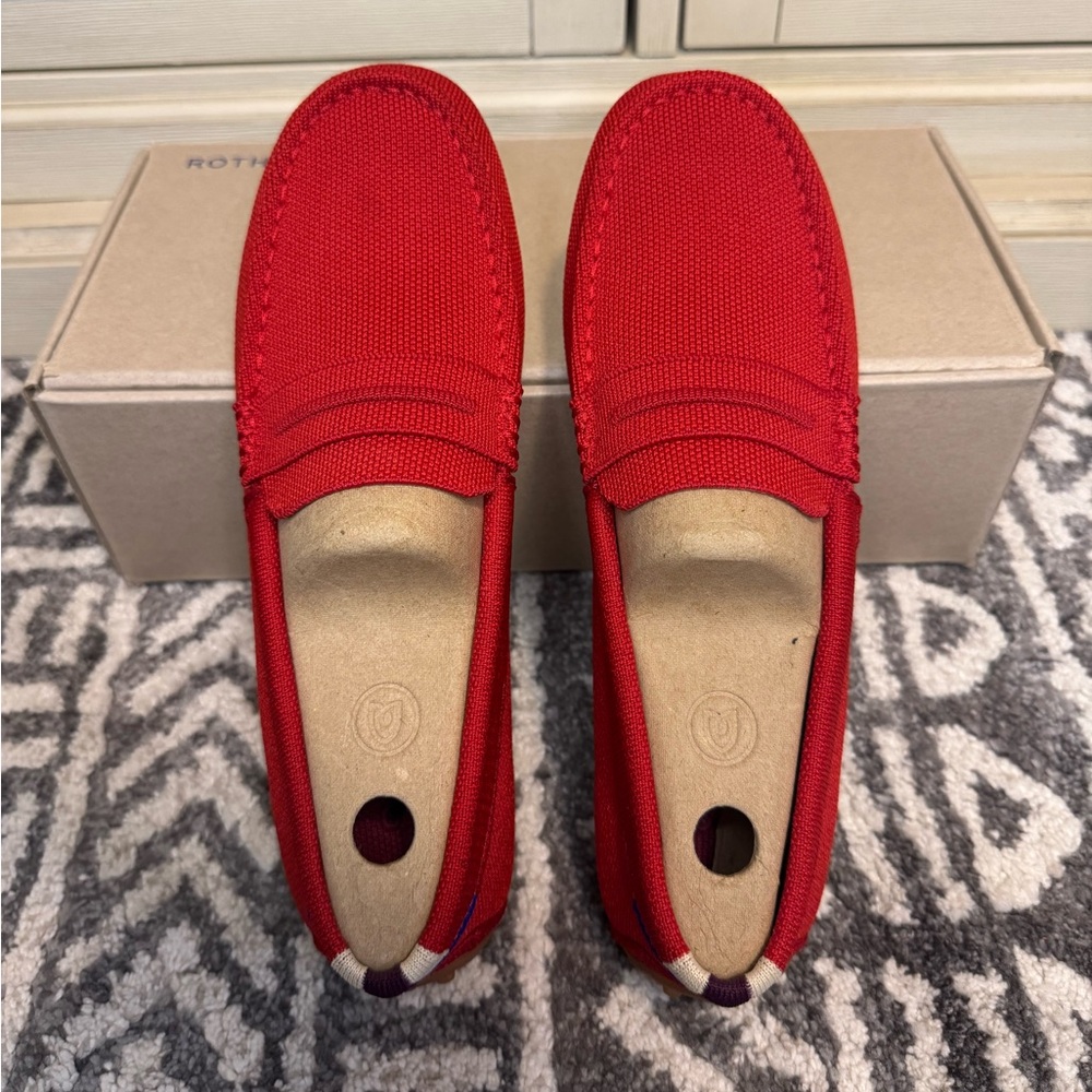 Rothy's Red Drivers Size 8.5